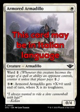 MTG ARMORED ARMADILLO FOIL EXC