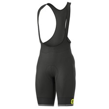Pantaloncini bavaglino ciclismo Ale - Corsa Pragma uomo nero/giallo L13654018