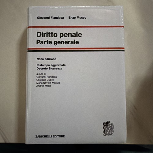 Diritto penale parte generale - penale.,