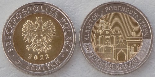 Moneta commemorativa polen - commemorativa,