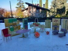 Bambole Giocattoli Hogarin Anni 70 80 Cucina Sala Bagno Vintage