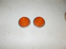 2 X PLASTICHE LENTI FRECCE CITROEN GS DYANE MEHARI 2CV 2 PEZZI BORDO CROMATO