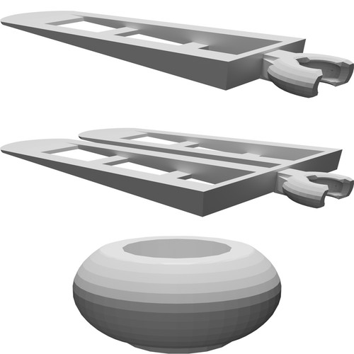 Staffa bastone blocca luce - luce, per