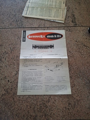 Autovox autoradio 333 - ra, a