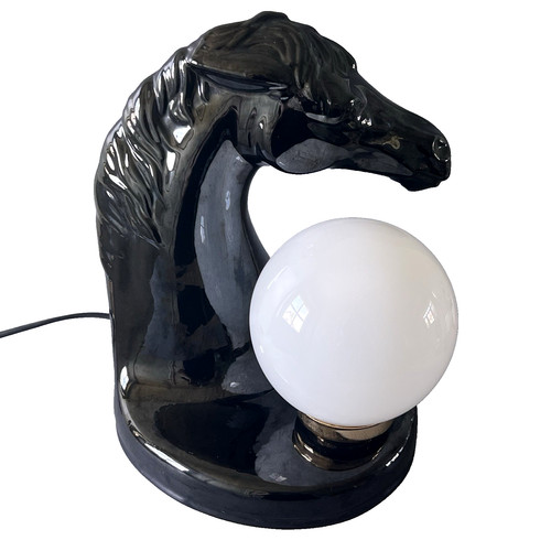 Lampe vintage tête - lampe, cheval