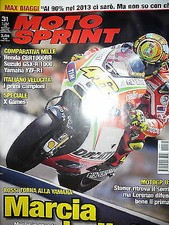 Moto Sprint N.31  2012:Yamaha YZF-R1, Suzuki GSX-R 1000,Honda CBR1000RR   FF06