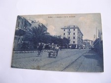 Genova - Voltri i giardini e Via G. Garibaldi + carretto - sp f. p. macchioline