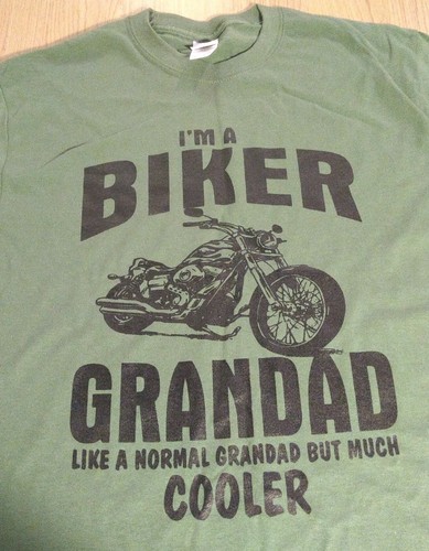 Maglietta biker grandad - biker,