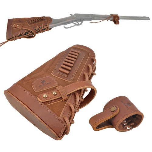 Guancia buttstock pelle - guancia,