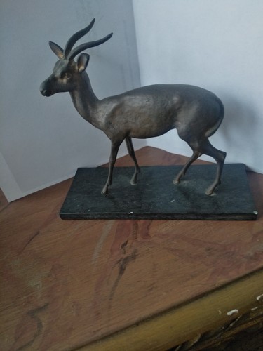 Stambecco bronzo - in, bronzo.