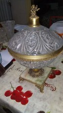 Crystal storage glass and lid