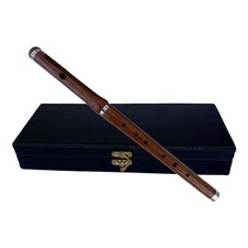 Flauto Bb da marcia scozzese professionale irlandese 2 pezzi custodia rigida nera Highland AAR