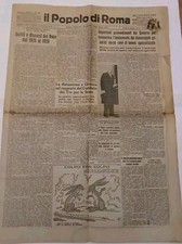 LOTTO 4 VECCHI GIORNALI:IL POPOLO DI ROMA  1934 ,"LO STATO"1927,Etc.