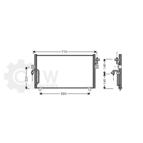 Condensatore climatizzatore - condensatore,