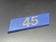 FIAT 45 LOGO SIGLA EMBLEMA FREGIO STEMMA SCRITTA BADGE TARGA TARGHETTA PLACCA