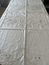 Tovaglia in lino rotonda con 8