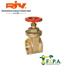 Saracinesca ottone pesante 3" - 4" F/F PN16 con volantino in acciaio