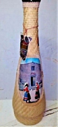 Bottiglia musicale vintage - bottiglia,