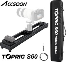 Accsoon TOPRIG S60 guida di messa a fuoco motorizzata slider ripresa video per fotocamera DSLR
