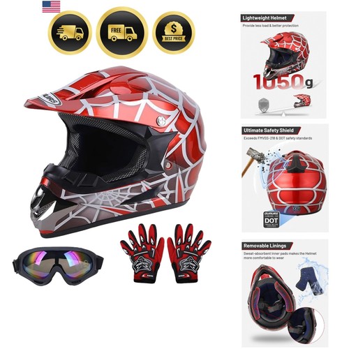 Casco dirt bike - dirt, giovanile