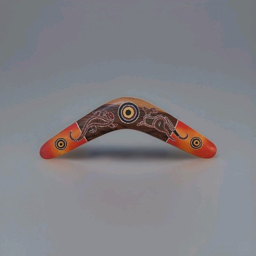 Boomerang legno arte - in,
