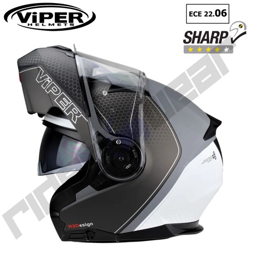 Casco moto anteriore - , modulare
