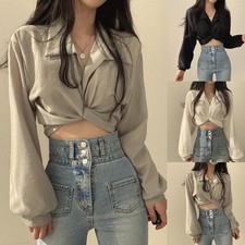 Top casual Breezy da donna con fiocco decorativo sul retro