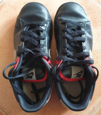 VINTAGE NIKE AIR SANTA CRUISE (?) BLACK RED SILVER BAMBINO 35 USATE VERY GOOD