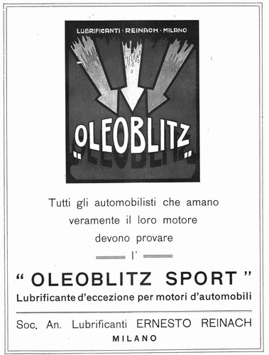Pubblicita 1927 lubrificante - pubblicita',