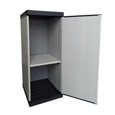 MOBILE ARMADIO BASSO 2 PIANI RESINA PORTA BOMBOLA MULTIFUNZIONALE 1 ANTA 7 2024