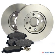 Kit Dischi + Pastiglie Freno Anteriori Fiat Panda 141A 1100 Trekking 4x4 37 KW