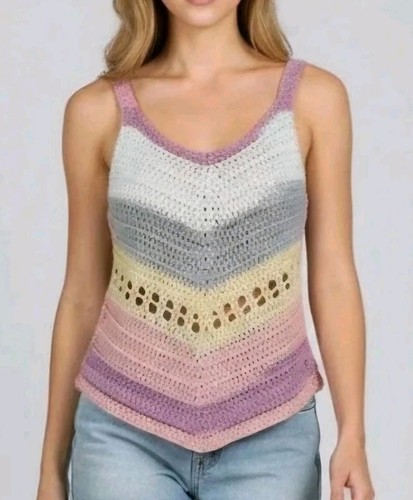 Top smanicato fatto mano - smanicato,