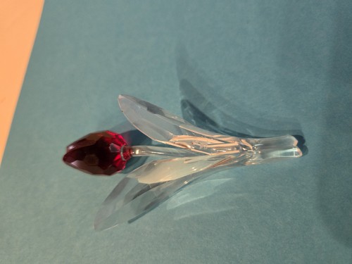Swarovski crystal red tulip - swarovski,
