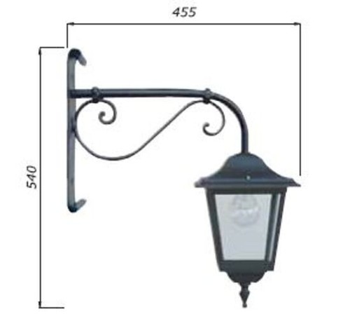 Braccio muro applique in - braccio, a