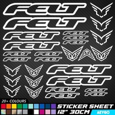 29x FELTRO vinile decalcomania