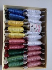 Rocchetto RITORTO FIORENTINO 12 12 COTONE FILATO DA RICAMO 45 GRAMMI Vari Colori