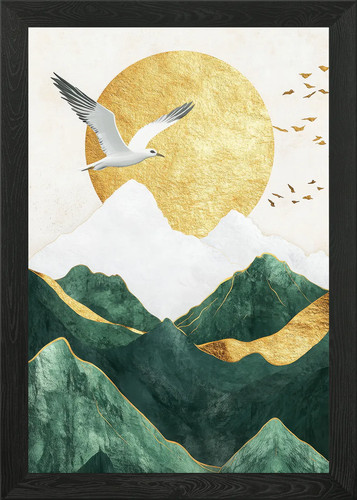 Quadro stampa tela poster - su,