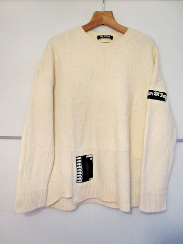 Maglione patch raf simons ss21 - patch,