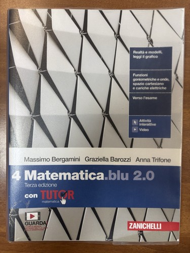 Matematica blu vol 4 - matematica.blu, con