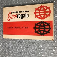 PUBBLICITÀ VECCHIA FERRERO: ALBUM RACCOLTA PUNTI CONCORSO EUROREGALO: