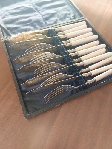 Set posate pesce sheaffield