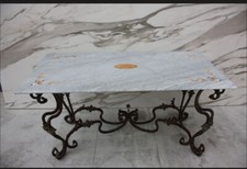 TAVOLO IN FERRO BATTUTO +