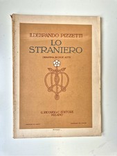 Lo straniero - I. Pizzetti