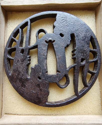 Aragosta samurai tsuba - 【aragosta, samurai】tsuba