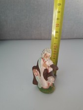 Statuina presepe in Bachelite/celluloide made in italy anni 50 dipinta a mano