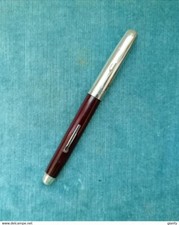 PENNA STILOGRAFICA UNIVERSAL G-50 BURGUNDY U.S.A. 1950 VINTAGE FOUNTAIN PEN