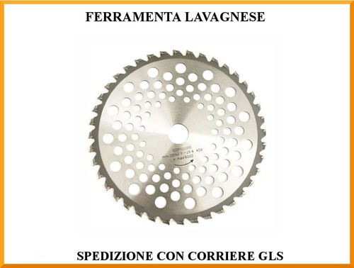 Disco acciaio denti al - in, 40
