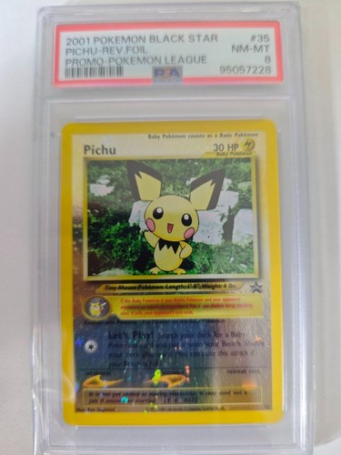 Carta pokémon pichu holo - pichu,