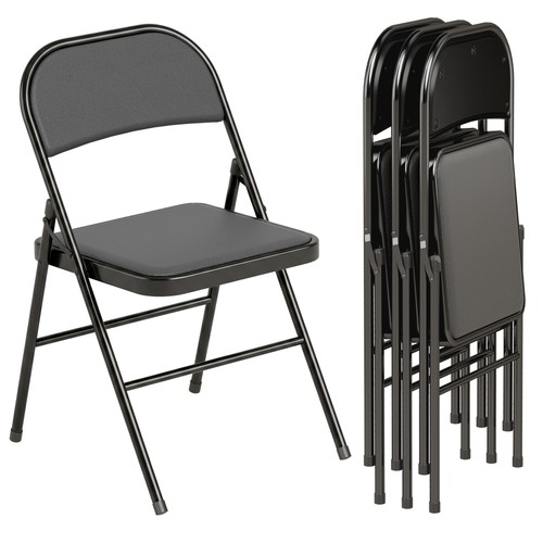 Homcom set sedie pieghevoli - homcom, 4