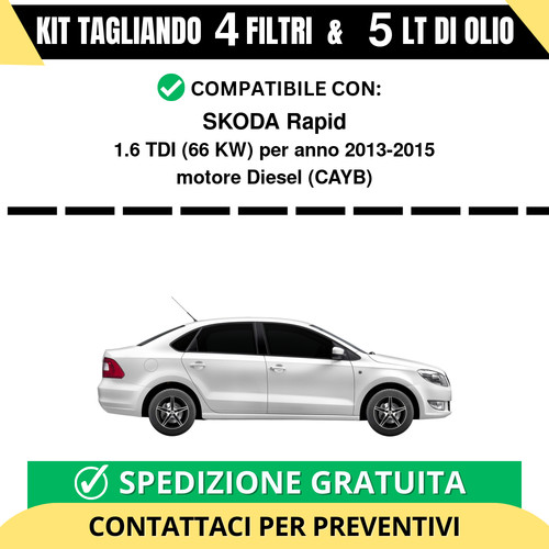 Tagliando per skoda rapid - per,